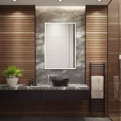 Kirklands Home Decorative Mirrors|Houston LED Rectangular Wall Mirror