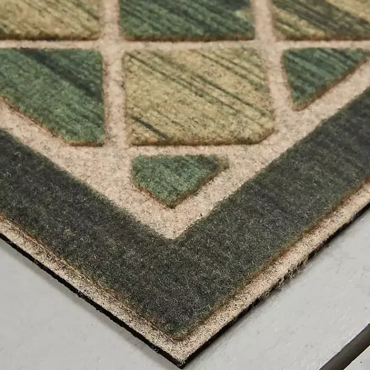 Kirklands Home Doormats|Hunter Woodgrain Ornamental Entry Doormat