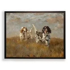 Kirklands Home Framed Art|Hunting Dogs Framed Art Print