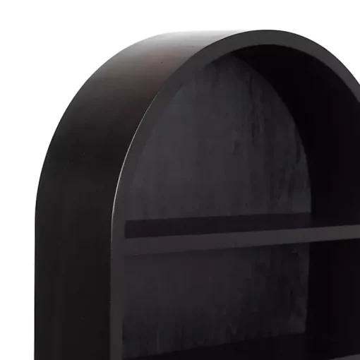 Kirklands Home Shelves|Hutton Black Capsule Wall Shelf