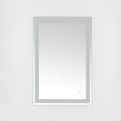 Kirklands Home Decorative Mirrors|Hyatt LED Rectangular Wall Mirror