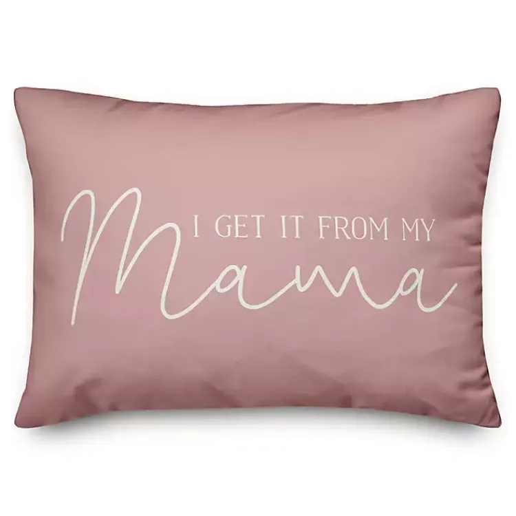 Clearance I Get It From My Mama Indoor/Outdoor Pillow Pillows