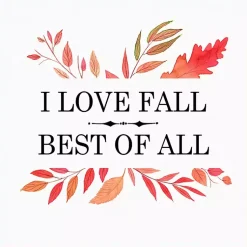 I Love Fall Best Leaves Framed Wall Art Fall