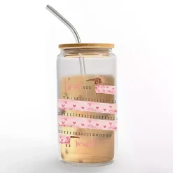 Kirklands Home Glassware & Drinkware|I Love You Thiiiiis Much Glass Tumbler