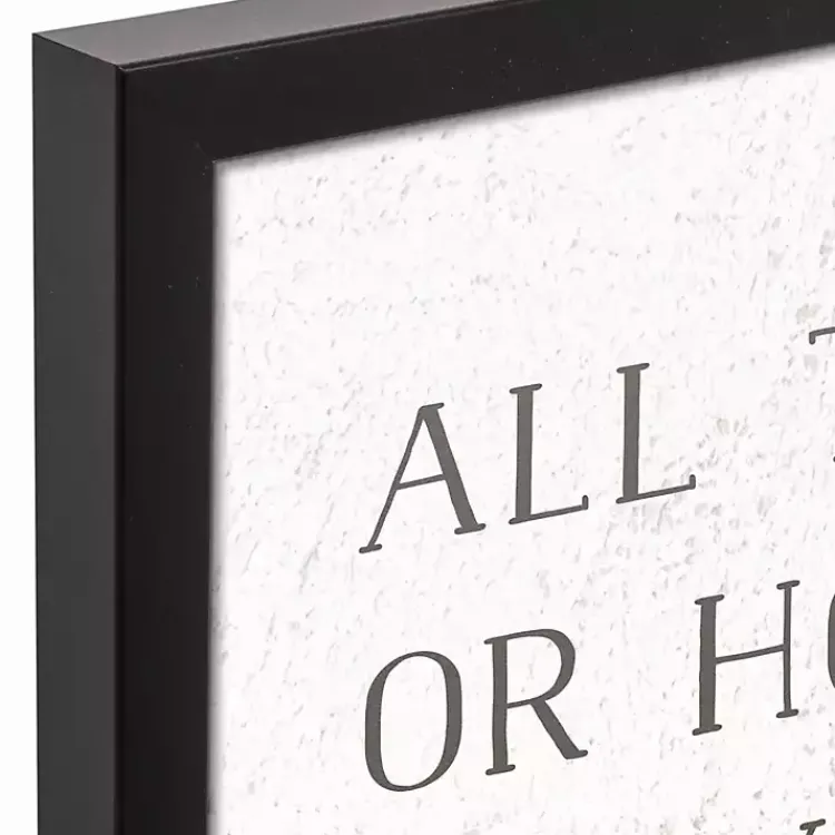 Kirklands Home Wall Quotes & Signs|I Owe to My Mother Framed Canvas Art Print