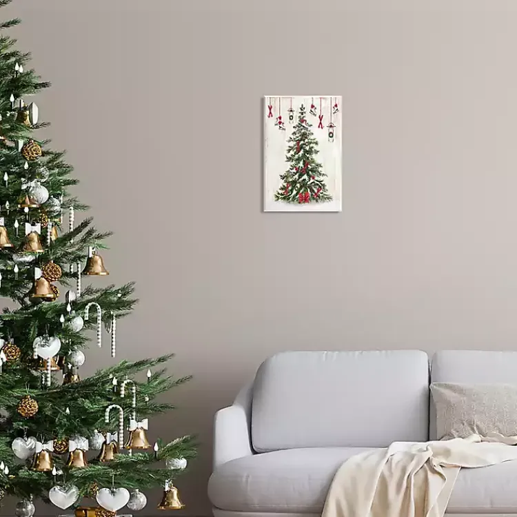 New Ice Skates & Sleds Christmas Tree Wall Plaque Christmas Art & Wall Decor