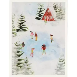 Online Ice Skating Framed Art Print Christmas Art & Wall Decor