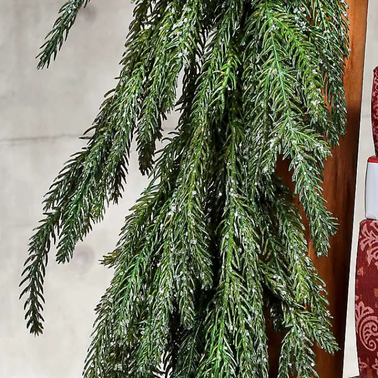 Iced Garden Norfolk Pine Garland Christmas Arrangements & Garland