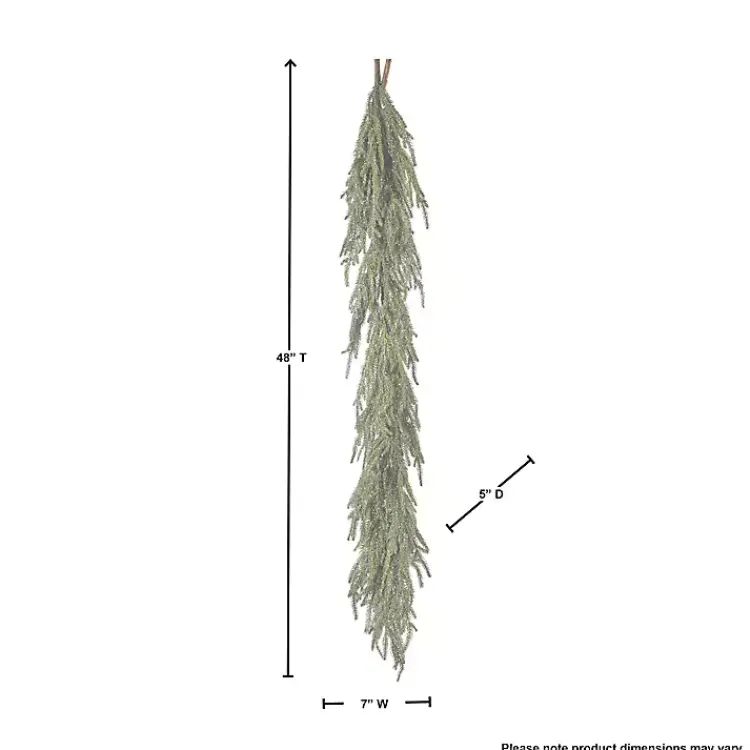 Iced Garden Norfolk Pine Garland Christmas Arrangements & Garland