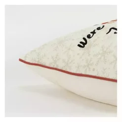 Clearance If Hugs were Snowflakes Christmas Throw Pillow Christmas Pillows