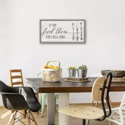 Kirklands Home Wall Quotes & Signs|If You Feed Them Framed Canvas Art Print