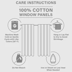 Kirklands Home Curtains & Drapes|Imani Chenille Stripe Curtain Panel, 95 in. Blue