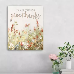 Sale In All Things Give Thanks Canvas Art Print Fall