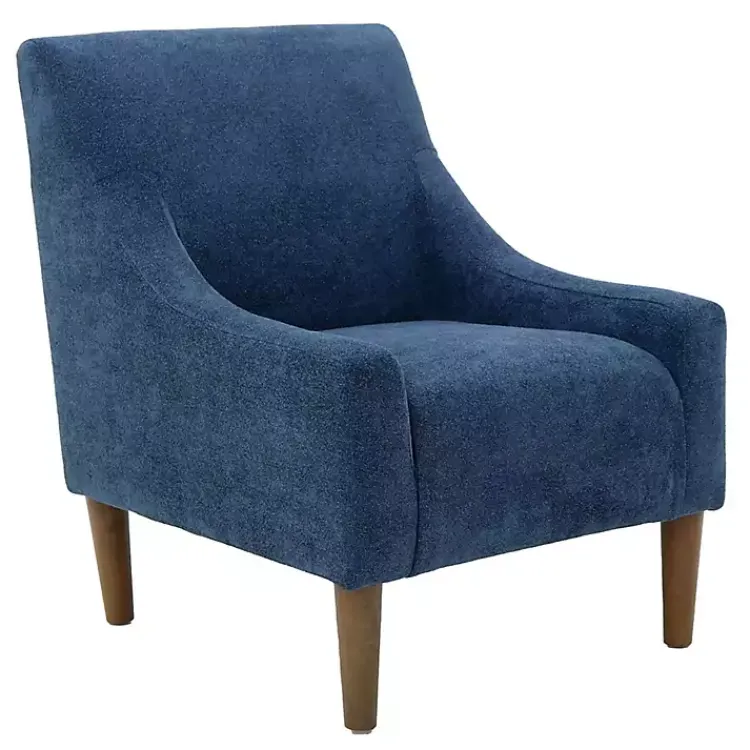 Kirklands Home Accent Chairs|Indigo Upholstered Shea Accent Chair Blue