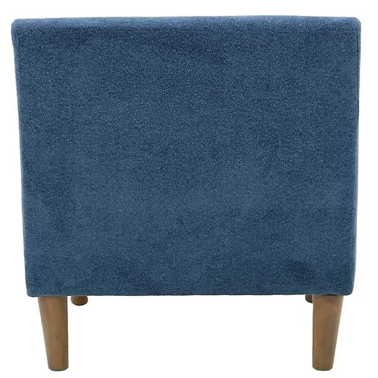 Kirklands Home Accent Chairs|Indigo Upholstered Shea Accent Chair Blue