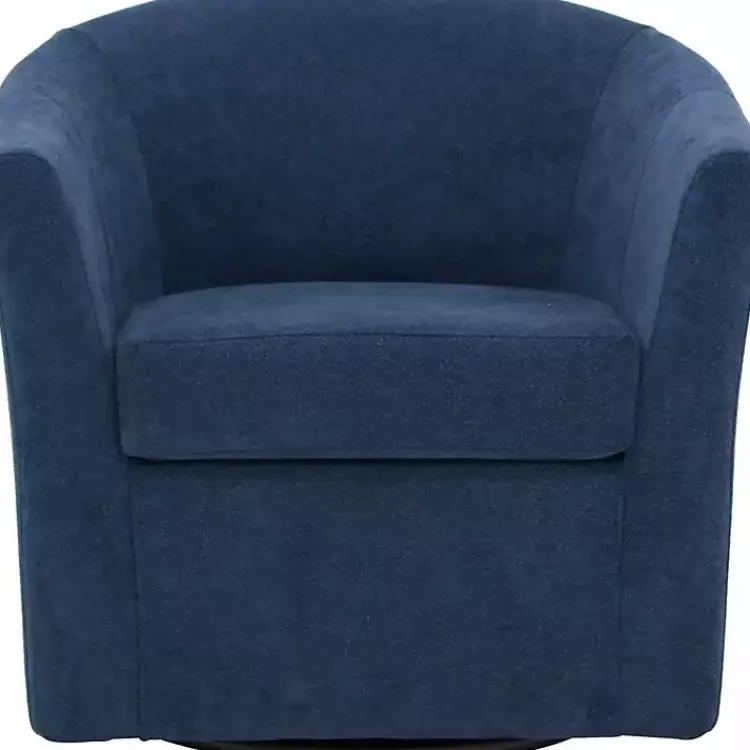 Kirklands Home Accent Chairs|Indigo Chloe Swivel Accent Chair Blue