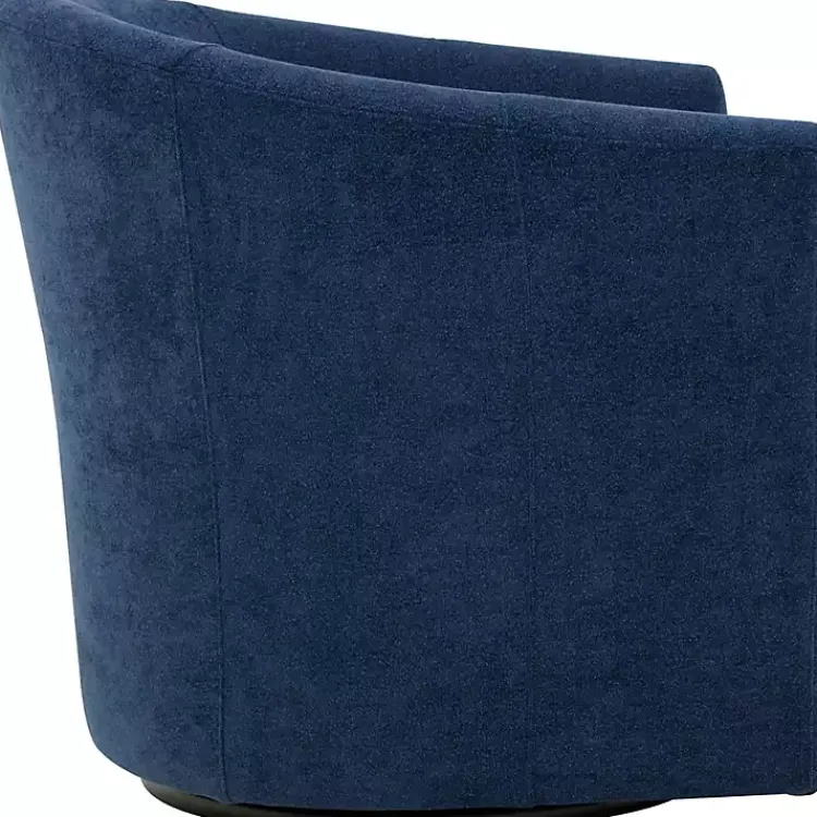 Kirklands Home Accent Chairs|Indigo Chloe Swivel Accent Chair Blue
