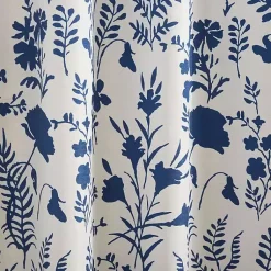 Kirklands Home Curtains & Drapes|Indigo Floral 2-pc. Curtain Panel Set, 96 in.