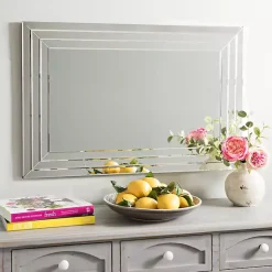 Kirklands Home Decorative Mirrors|Infinity Frameless Wall Mirror