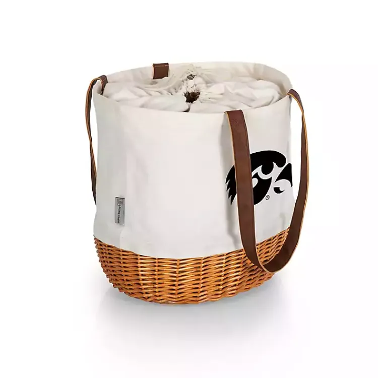 Kirklands Home Serving & Entertaining|Iowa Hawkeyes Canvas Tote Bag Black