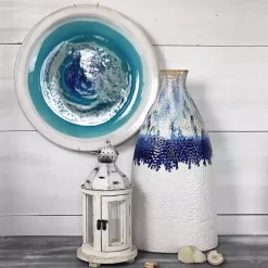 Sale Ivory and Blue Dipped Vase Vases