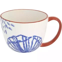 Kirklands Home Dinnerware|Ivory and Blue Floral 16-pc. Dinnerware Set