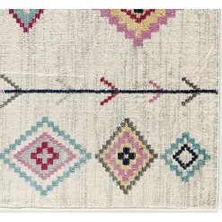 Kirklands Home Area Rugs|and Multicolor Aztec Area Rug, 8x10 Ivory