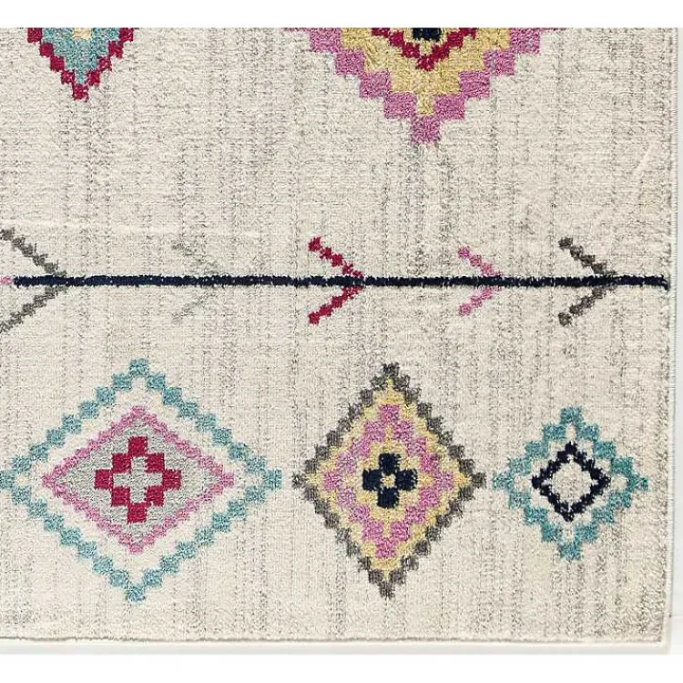 Kirklands Home Area Rugs|and Multicolor Aztec Area Rug, 8x10 Ivory