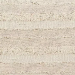 Kirklands Home Table Linens|Ivory and Sand Textured Stripe Table Runner