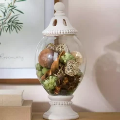 Sale Beaded Glass Potpourri Jar, 15.5 in. Decorative Bowls & Jars