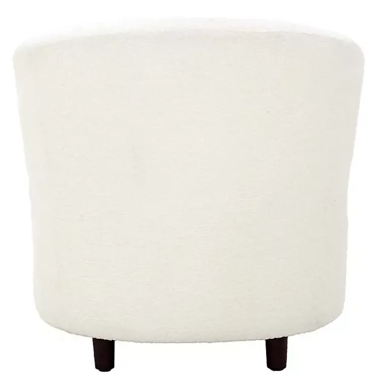 Kirklands Home Accent Chairs|Boucle Parker Club Chair Ivory