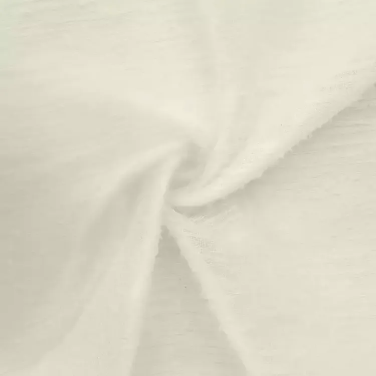 Kirklands Home Curtains & Drapes|Boucle Sheer Single Curtain Panel, 95 in. Ivory