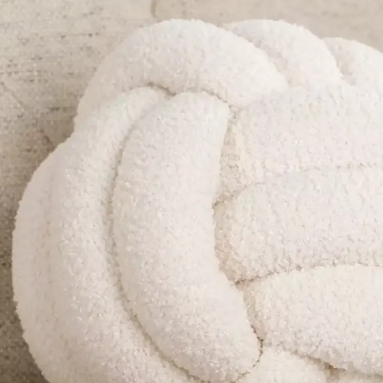 New Boucle Woven Sphere Pillow Pillows
