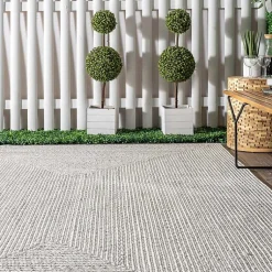 Kirklands Home Area Rugs|Braided Lefebvre Area Rug, 12x15 Ivory