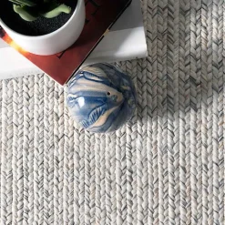 Kirklands Home Area Rugs|Braided Lefebvre Area Rug, 12x15 Ivory