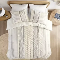 Kirklands Home Comforters|Cotton Tufted King 3-pc. Comforter Set Ivory