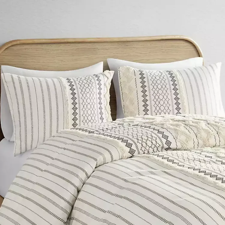 Kirklands Home Comforters|Cotton Tufted King 3-pc. Comforter Set Ivory