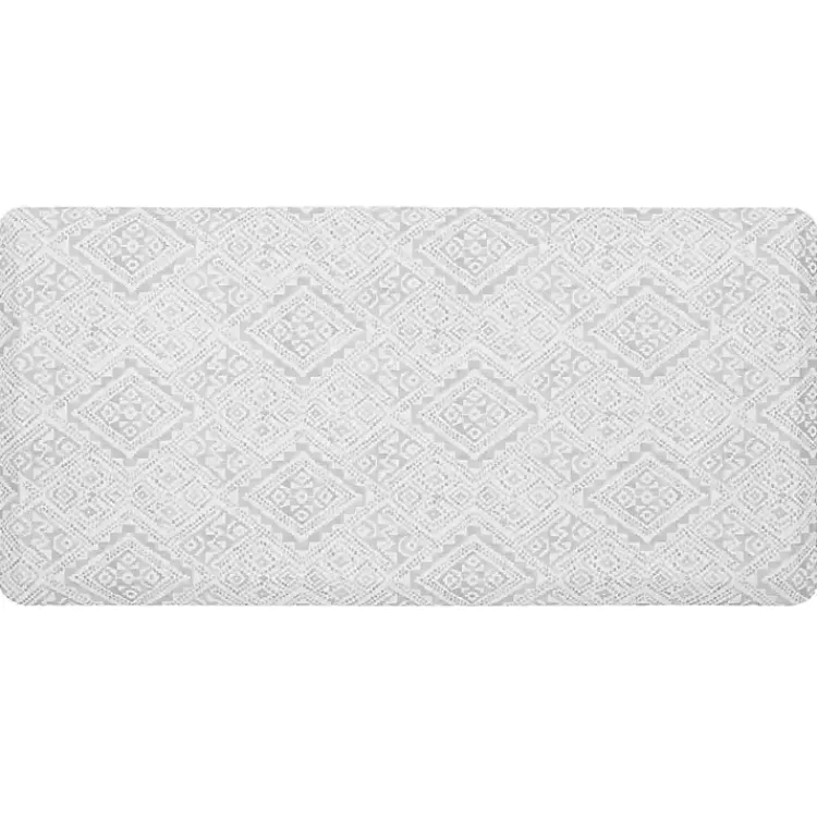 Kirklands Home Kitchen & Floor Mats|Cushioned Kitchen Mat Ivory