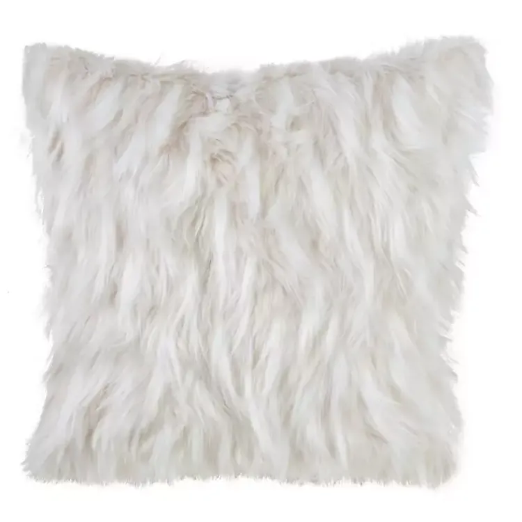 Clearance Faux Fur Polyester Pillow Pillows