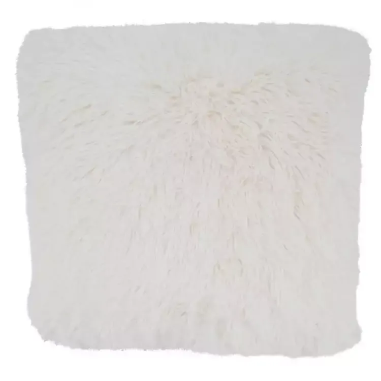 New Faux Fur Throw Pillow Pillows