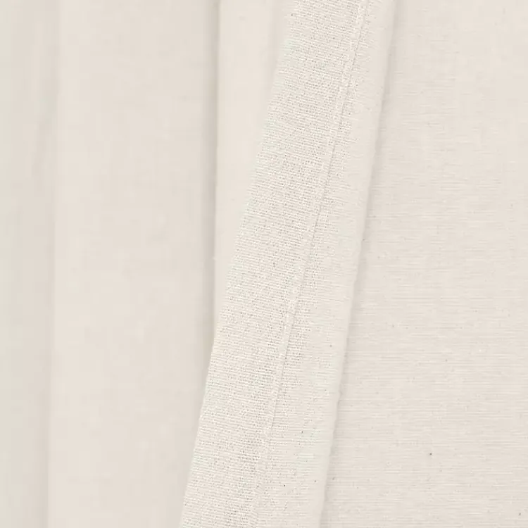 Kirklands Home Curtains & Drapes|Faux Linen Curtain Panel Set, 84 in. Ivory