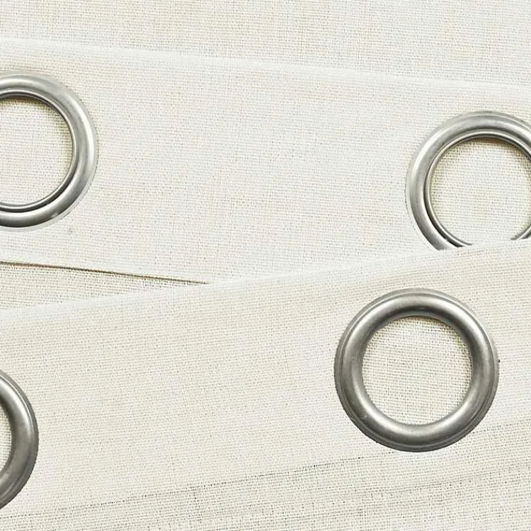 Kirklands Home Curtains & Drapes|Faux Linen Curtain Panel Set, 84 in. Ivory