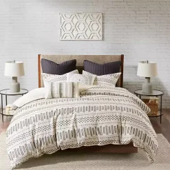 Kirklands Home Comforters|Ivory Jacquard King 3-pc. Comforter Set