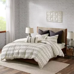Kirklands Home Comforters|Ivory Jacquard King 3-pc. Comforter Set
