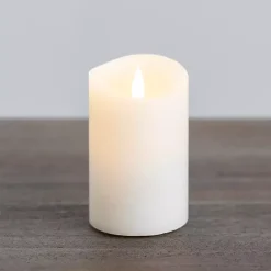 Sale LED Soft Flame Pillar Candle, 3x5 in. Flameless Candles