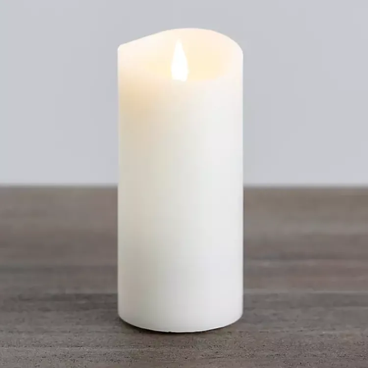 Clearance LED Soft Flame Pillar Candle, 3x7 in. Flameless Candles