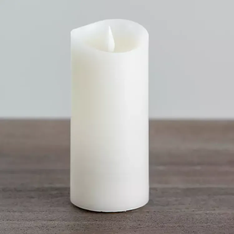 Clearance LED Soft Flame Pillar Candle, 3x7 in. Flameless Candles