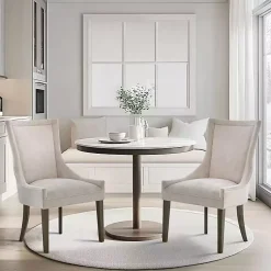 Kirklands Home Dining Chairs|Madison Park Ultra Dining Chairs, Set of 2 Ivory