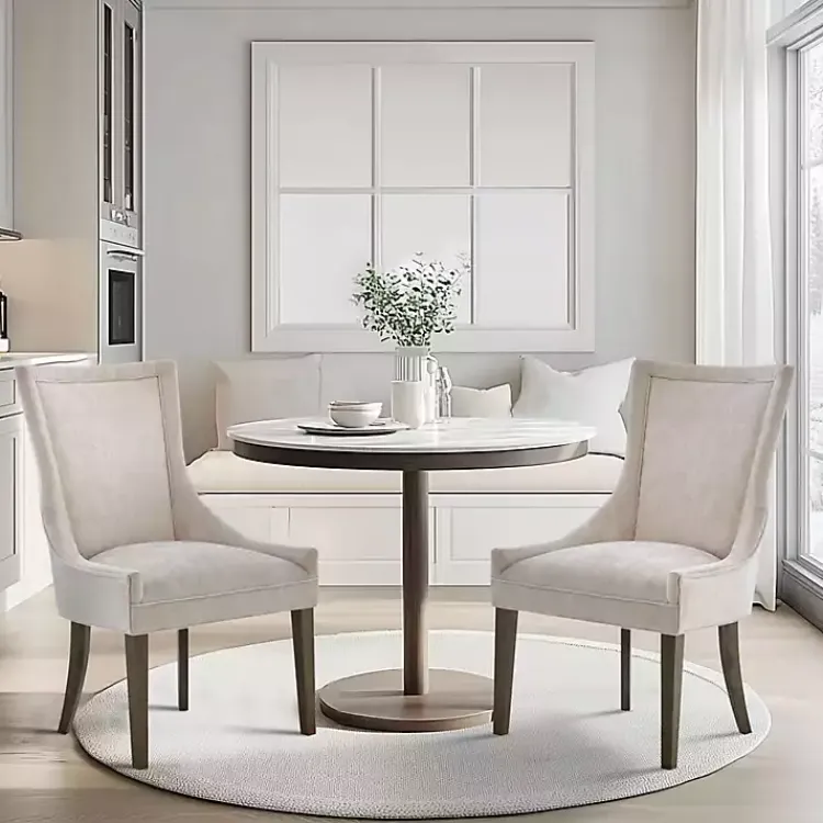 Kirklands Home Dining Chairs|Madison Park Ultra Dining Chairs, Set of 2 Ivory