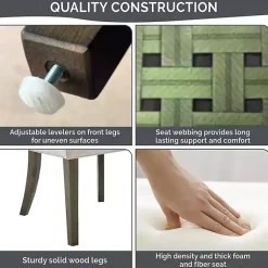 Kirklands Home Dining Chairs|Madison Park Ultra Dining Chairs, Set of 2 Ivory